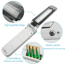 Lâmpada ultravioleta portátil Handheld 4XAAA da desinfecção a pilhas
